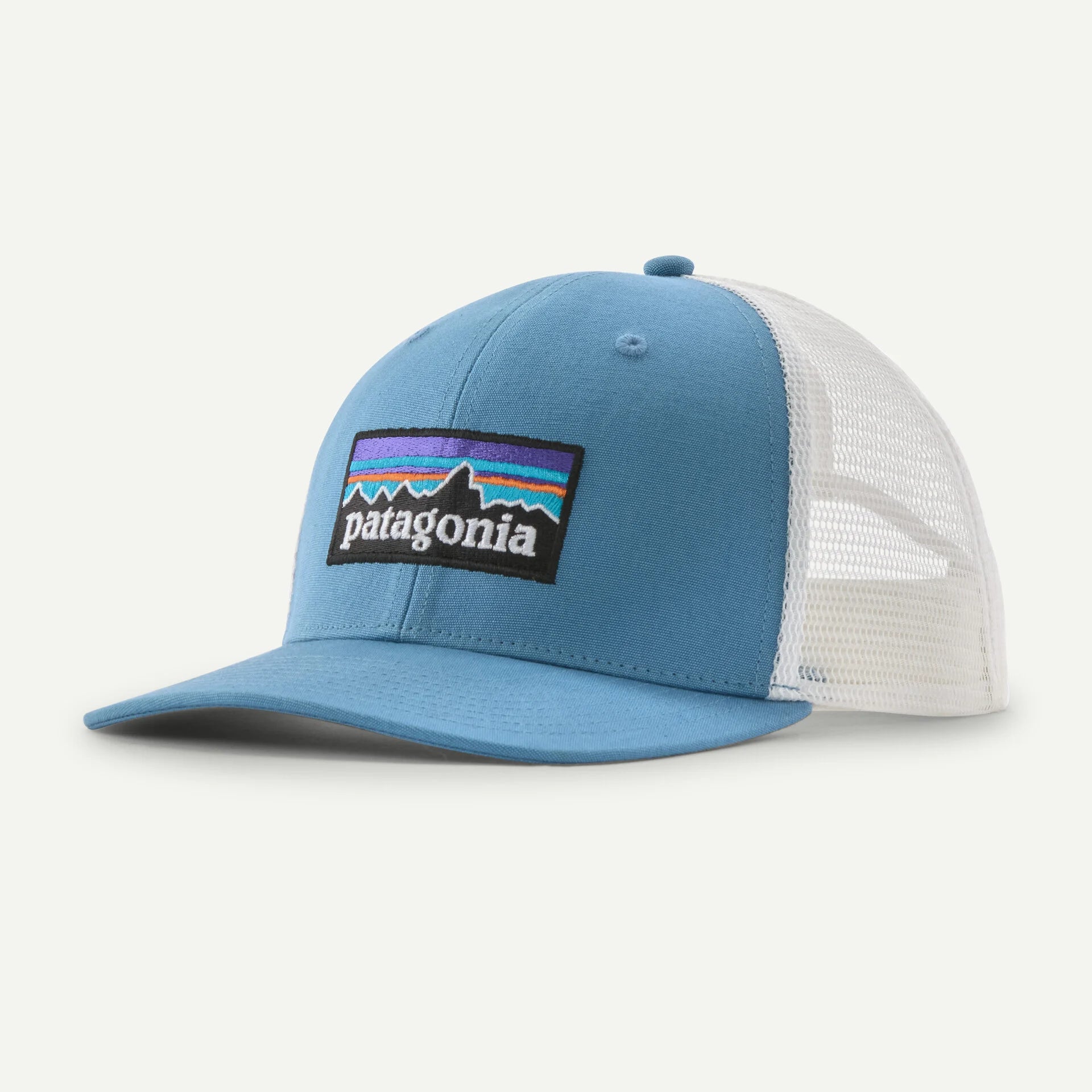 Patagonia P-6 Logo Trucker Hat shore blue