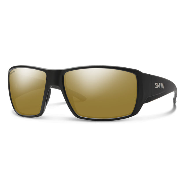 Smith Optics Guide's Choice Matte Black  - ChromaPop Glass Polarized Bronze Mirror
