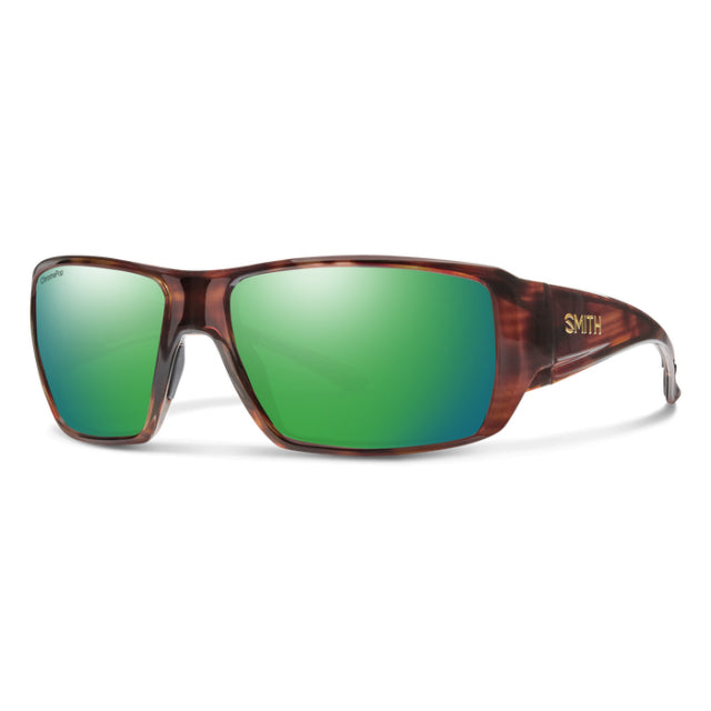 Smith Optics Guide's Choice Xl Tortoise - ChromaPop Glass Polarized Green Mirror