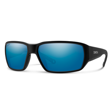 Smith Optics Hookset Matte Black - ChromaPop Glass Polarized Blue Mirror