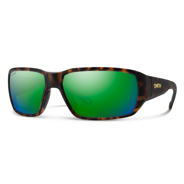 Smith Optics Hookset Matte Tortoise - ChromaPop Glass Polarized Green Mirror