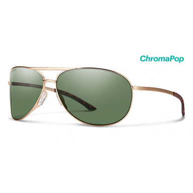 Smith Optics Serpico 2 Matte Gold - ChromaPop Polarized Gray Green