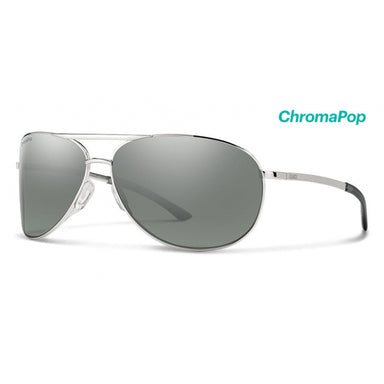 Smith Optics Serpico 2 Silver - ChromaPop Polarized Platinum Mirror