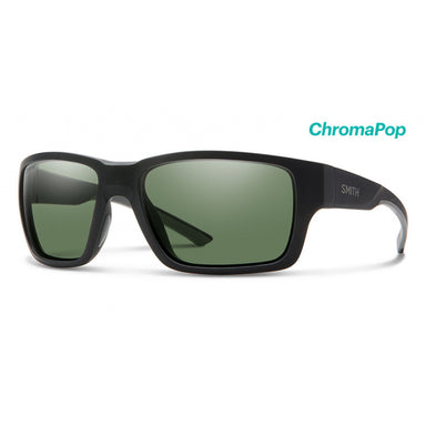 Smith Optics Outback Matte Black-Chromapop Polarized Gray Green