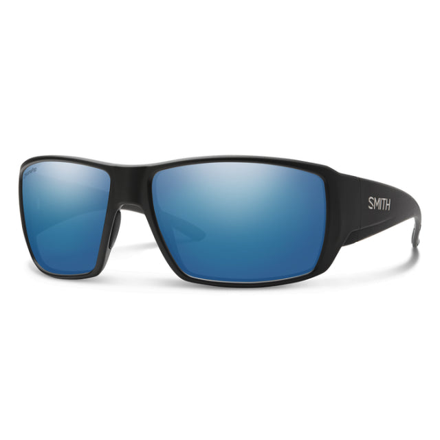 Smith Optics Guides Choice Matte Black  - ChromaPop Polarized Blue Mirror