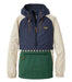 Ll Bean Brand Mountain Classic Anorak Multi Color Regular Carbon Navy/Deep Green