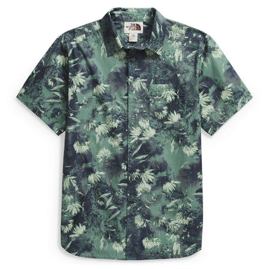 The North Face S/s Baytrail Pattern Shirt Duck Green Prairie Flowers Print