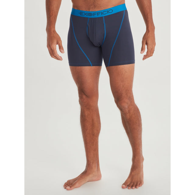 Exofficio Give-n-go Sport 2.0 Boxer Brief 6" Navy/Skydiver