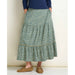 Toad&co Womens Marigold Tiered Midi Skirt Silver Pine Print