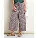 Toad&co Womens Sunkissed Wide Leg Crop Pant Pacific Blue Print