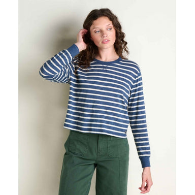 Toad&co Womens Boundless Jersey Ls Tee Canal Pattern