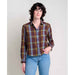 Toad&co Re-form Flannel Boxy Ls Shirt Aster Madras