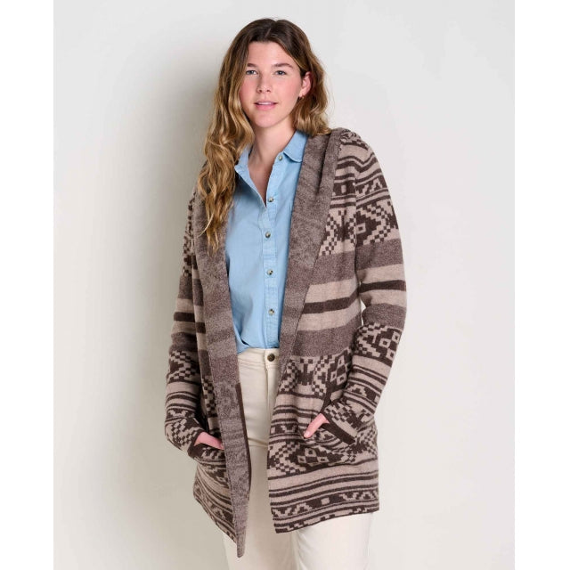 Toad&Co Womens Merino Heartfelt Hoodie pasture cattail