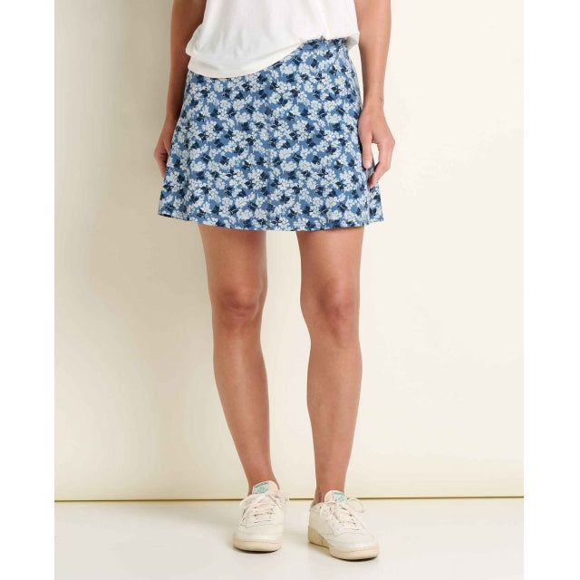 Toad&co Seleena Skort Pacific Blue Print