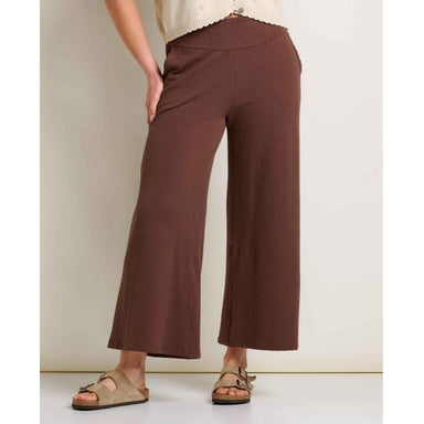 Toad&co Chaka Wide Leg Crop Pant Chestnut Texture