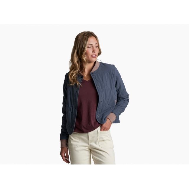 Kuhl Scout Quilted Jacket Metal Blue