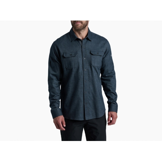 Kuhl Descendr Flannel Ls Deep Abyss