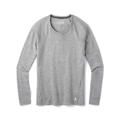 Smartwool Classic All-season Merino Base Layer Long Sleeve Top Light Gray Heather