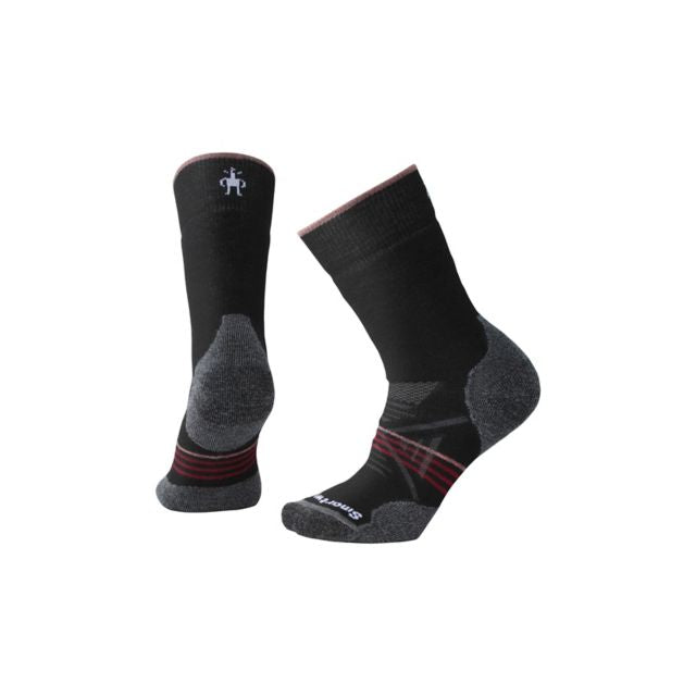 Smartwool Phd Outdoor Medium Crew Black-Tibetan Red