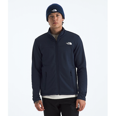 The North Face Cedar Trail Grid Fleece Full Zip Jacket Summit Navy