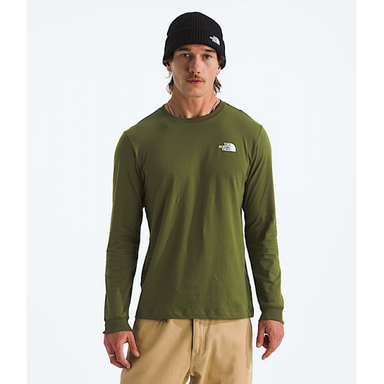 The North Face Mens Evolution Box Nse Long Sleeve Tee Woodland Green