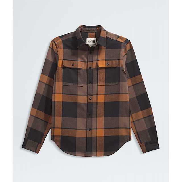 The North Face Arroyo Flannel Shirt-plaid Burnt Umber Macro Small Plaid