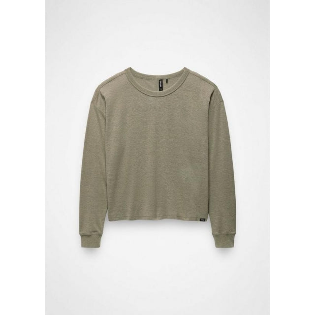 Prana Womens Cozy Up LS Crew sage