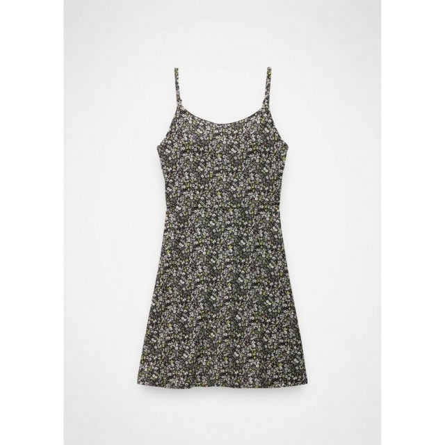 Prana Wistful Winds Tank Dress Black Blossom