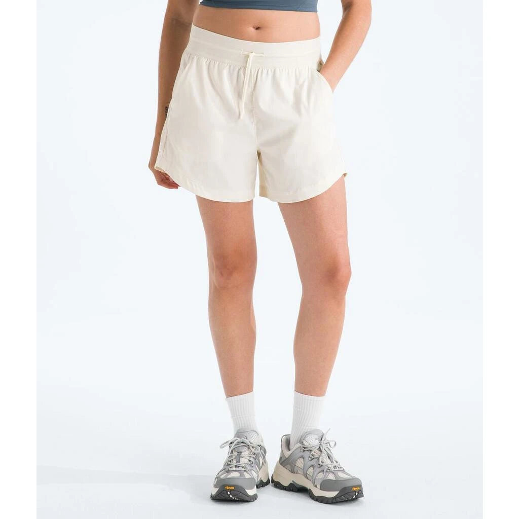 The North Face Womens Aphrodite Arise 5 Short White Dune