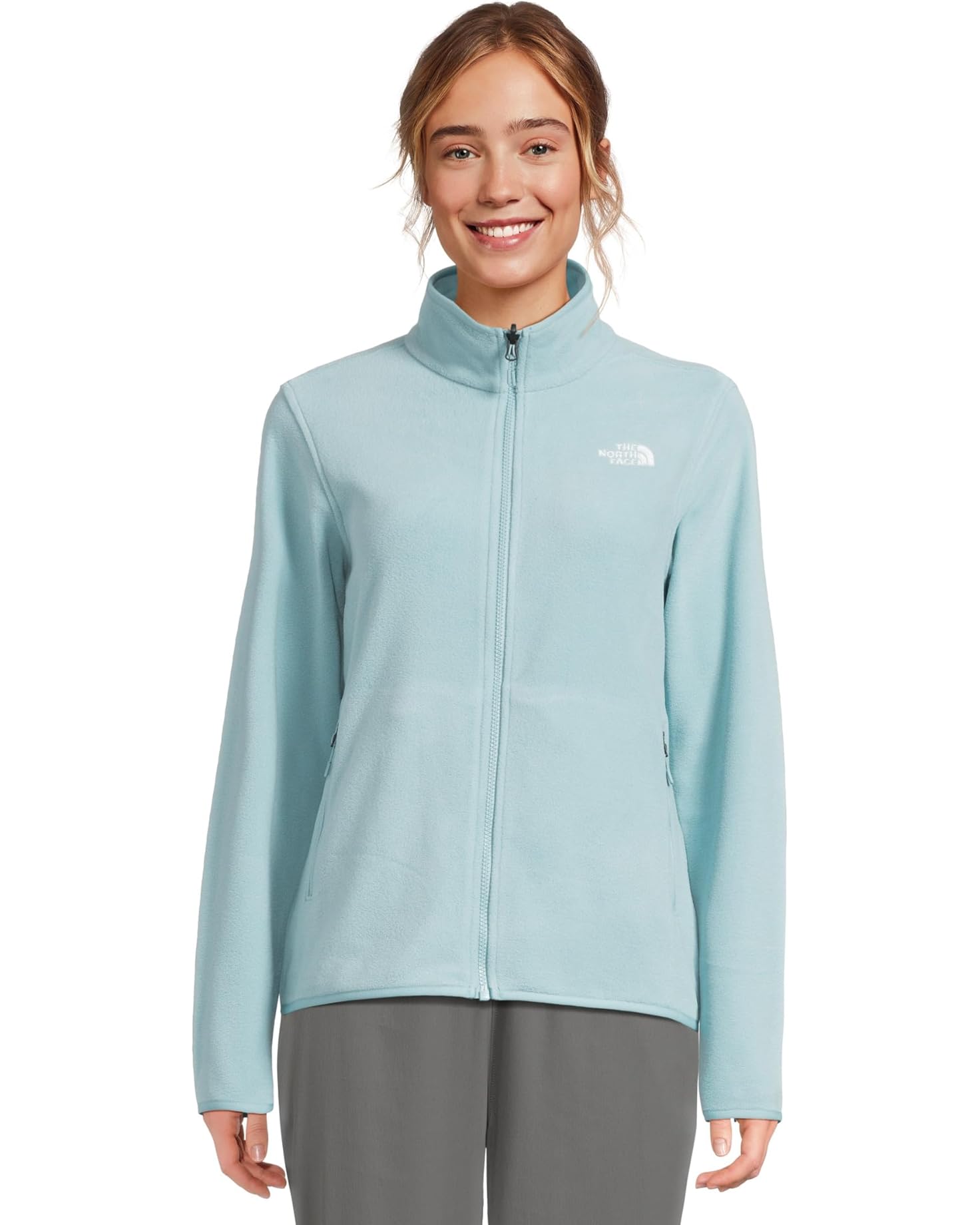 The North Face Womens Glacier Fleece Jacket Blue Eclipse