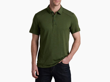 Kuhl Mens Shadow Polo Smoked Pine