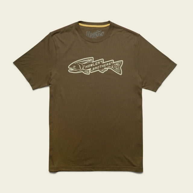 Howler Brothers T-shirt Trout Bolt / Ivy Green