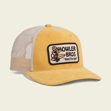 Howler Brothers Standard Hats - Pelican Postage : Steel Blue El Monito Surfs Badge / Yellow Corduroy