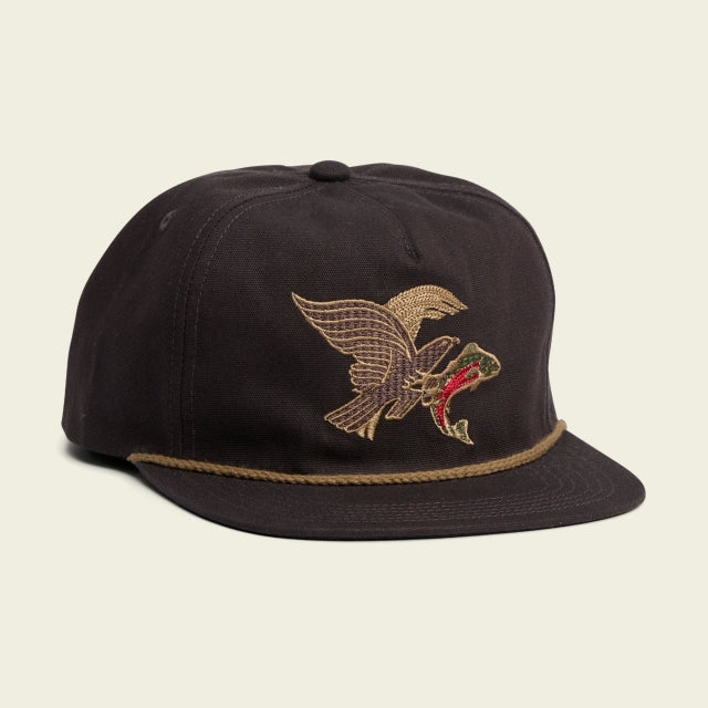 Howler Brothers Unstructured Snapback Hats Osprey Prey / Black Twill