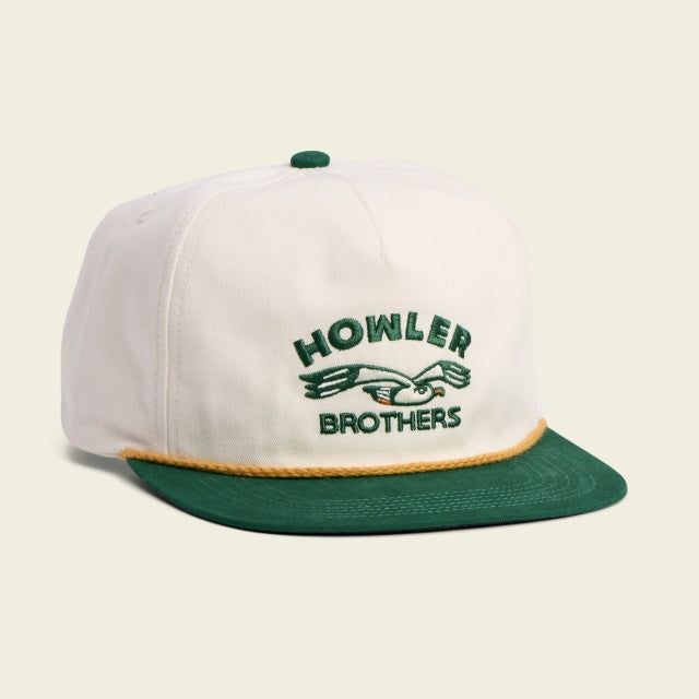Howler Brothers Unstructured Snapback Hats Seagull / White / Green