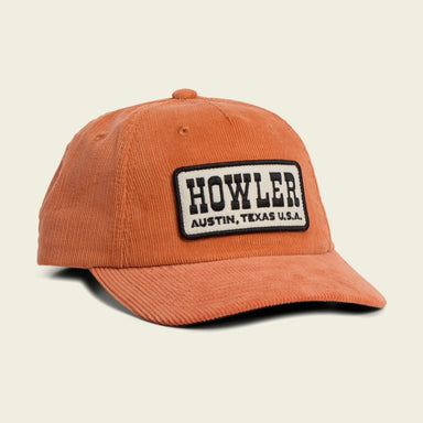 Howler Brothers Standard Hats - Howler Posse : Forest Corduroy Howler Slab / Orange Corduroy