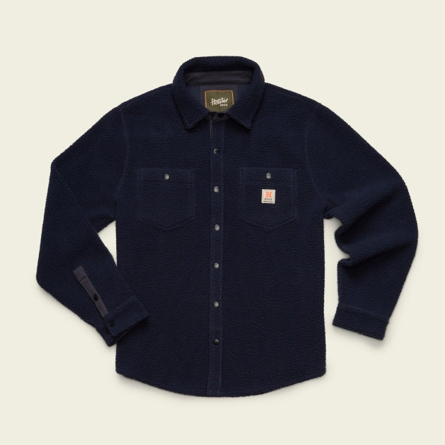 Howler Brothers Allegheny Fleece Overshirt Dark Indigo