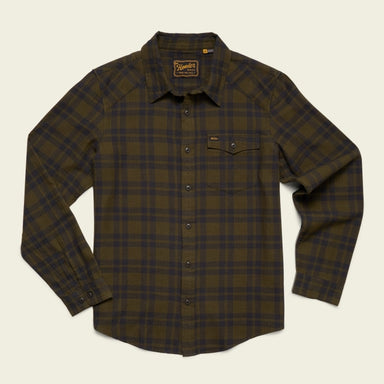 Howler Brothers La Grange Lightweight Flannel Cohen Plaid / Dark Olive