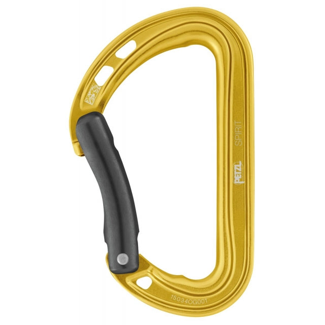 Petzl 6 Carabinerspirit Bent Yellow