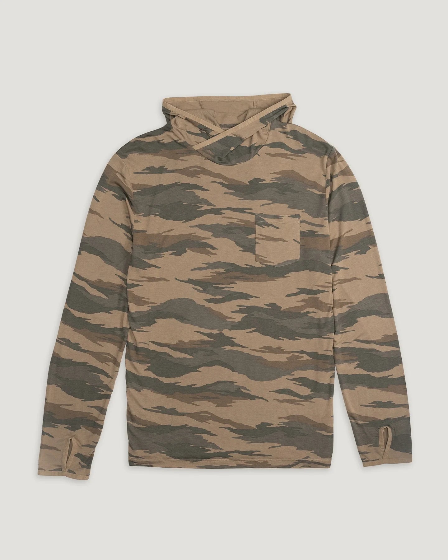 Free Fly Apparel Mens Bamboo Lightweight Fleece Hoodie congaree camo