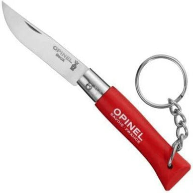 Opinel No.04 Colorama Keychain - Red