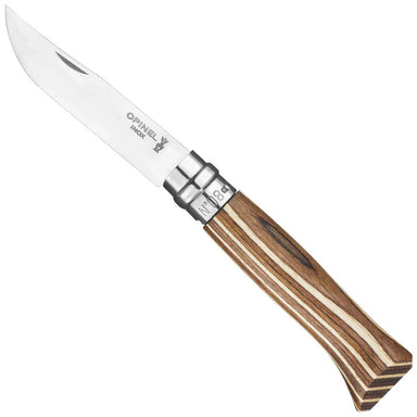 Opinel No.08 Laminated Birch - Brown