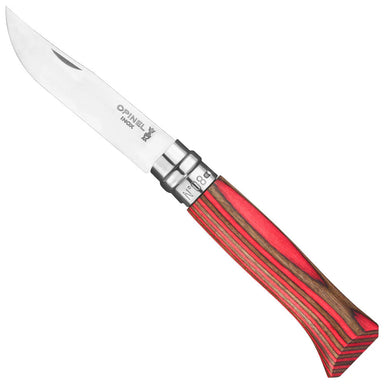 Opinel No.08 Laminated Birch - Red