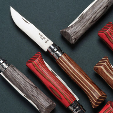 Opinel No.08 Laminated Birch - Red