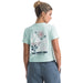 The North Face Womens Tri-blend Sun Cutie Short-sleeve Tee Opal Frost White Heather