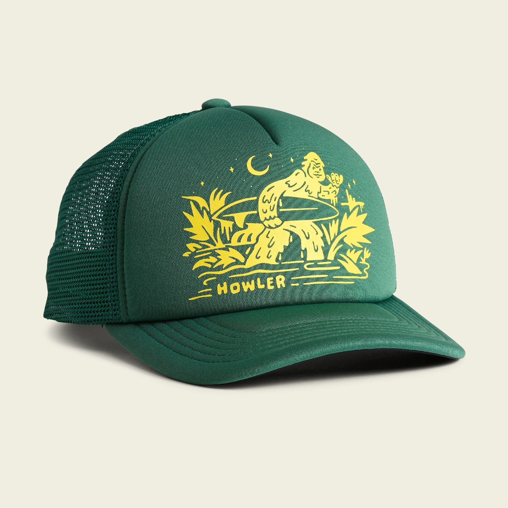 Howler Brothers Foam Dome - Lightning Badge : Black Have a Howler Day : Gold / Maroon