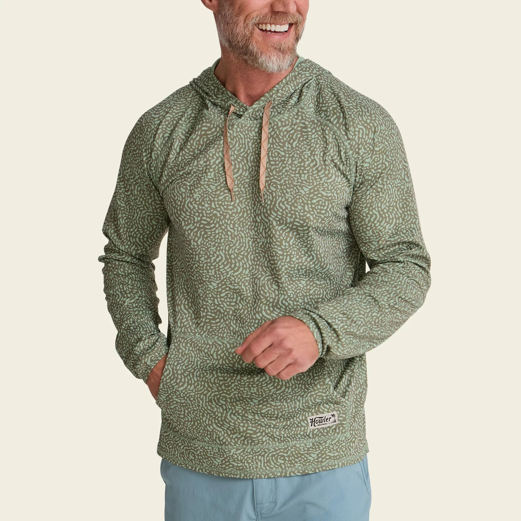 Howler Brothers Loggerhead Hoodie - Temple Tracks : Camel Mermaid