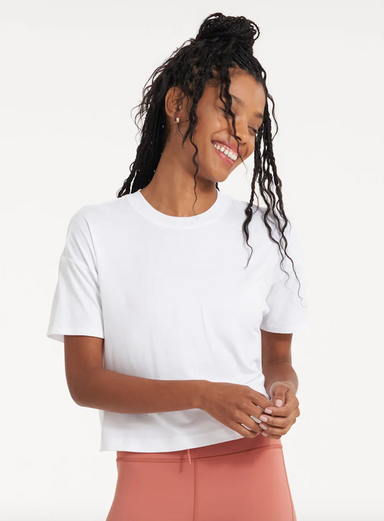 Vuori Energy Tee Heather Grey