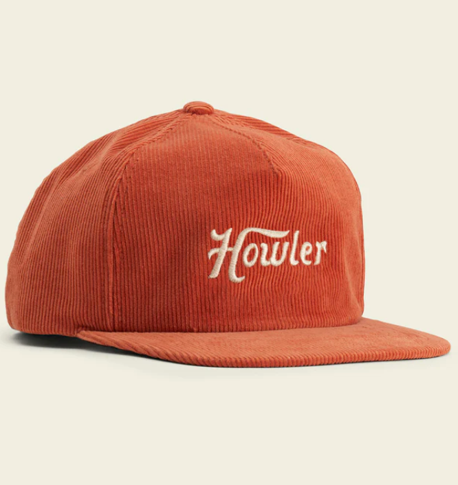 Howler Brothers Unstructured Snapback Hats - Big Hb : Cowhide Feedstore : Parrot Patrol : Brown