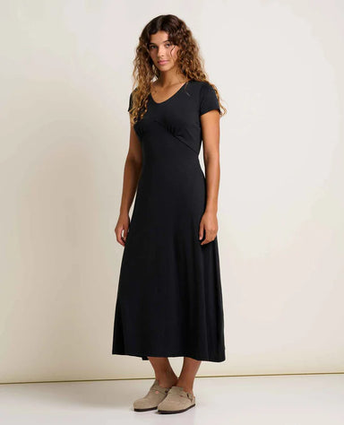 Toad&co Rose Midi Ss Dress Black